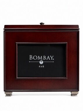 Bombay Deep Mahogany Wood 4x6 Picture Frame Box
